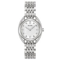 Orologio Bulova Donna Curv Diamond in Acciaio 96R212 - 96R212